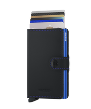 Secrid Miniwallet Matte Black Blue