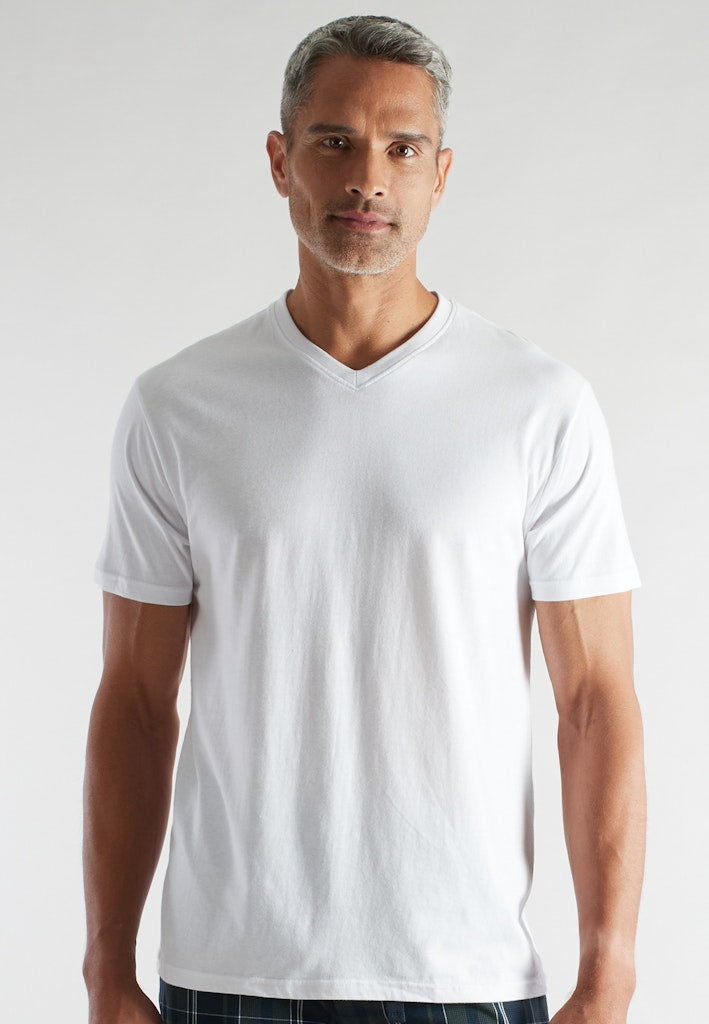 CECEBA – Men’s Shirt – White Plain (2-Pack)