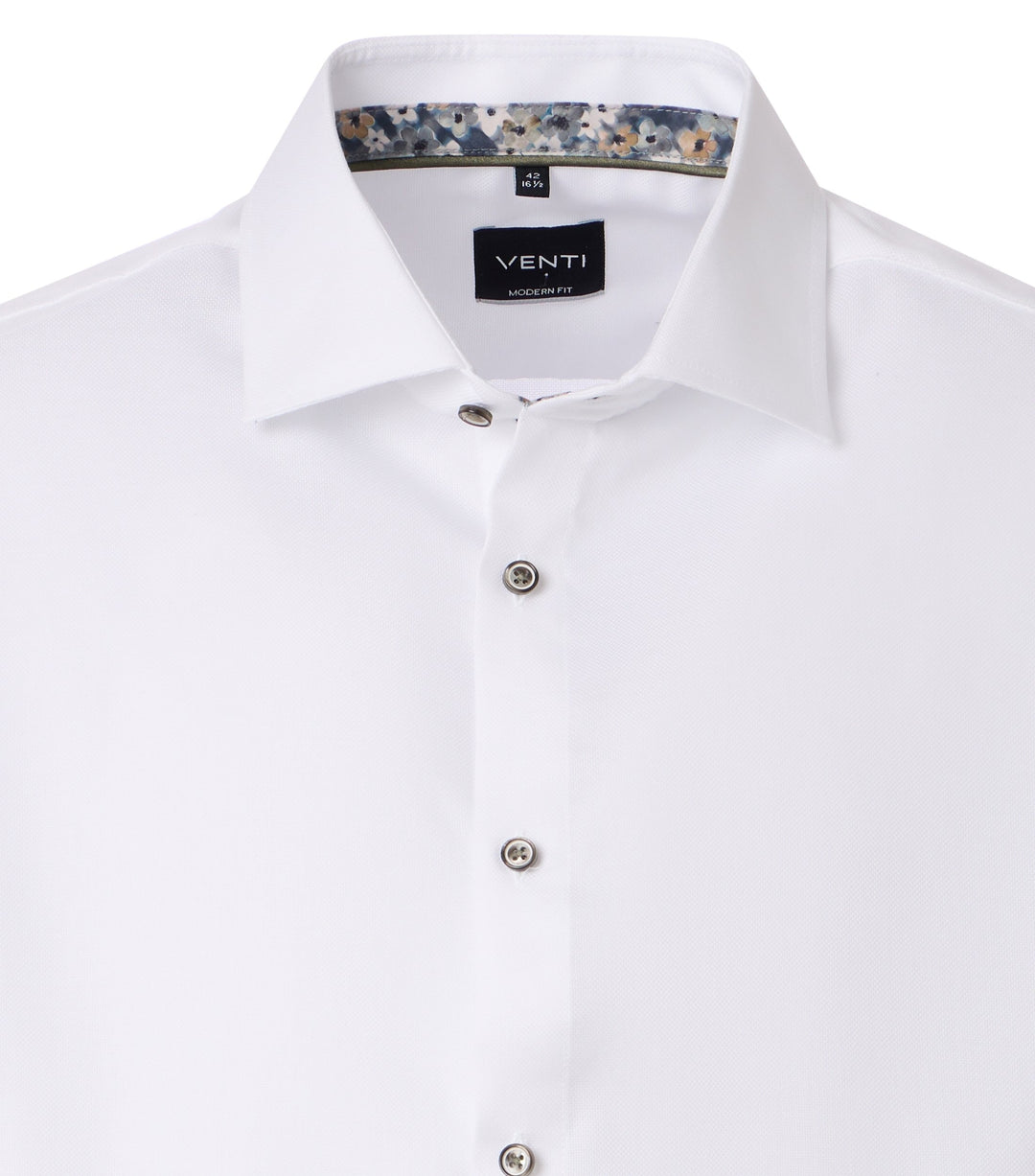 Venti – Modern Fit – Structured Cotton Business Shirt