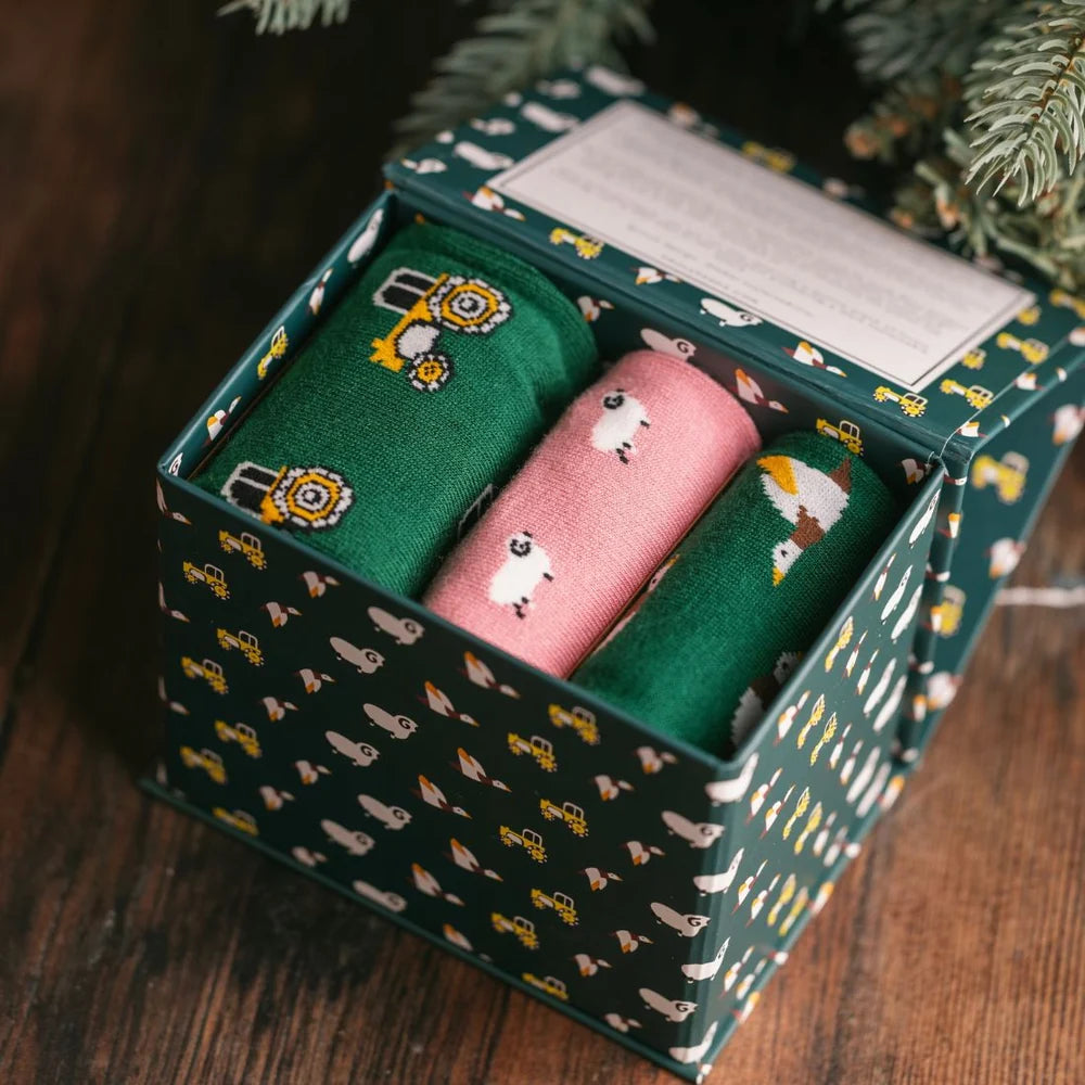 Bamboo Sock Gift Box – 3 Pack