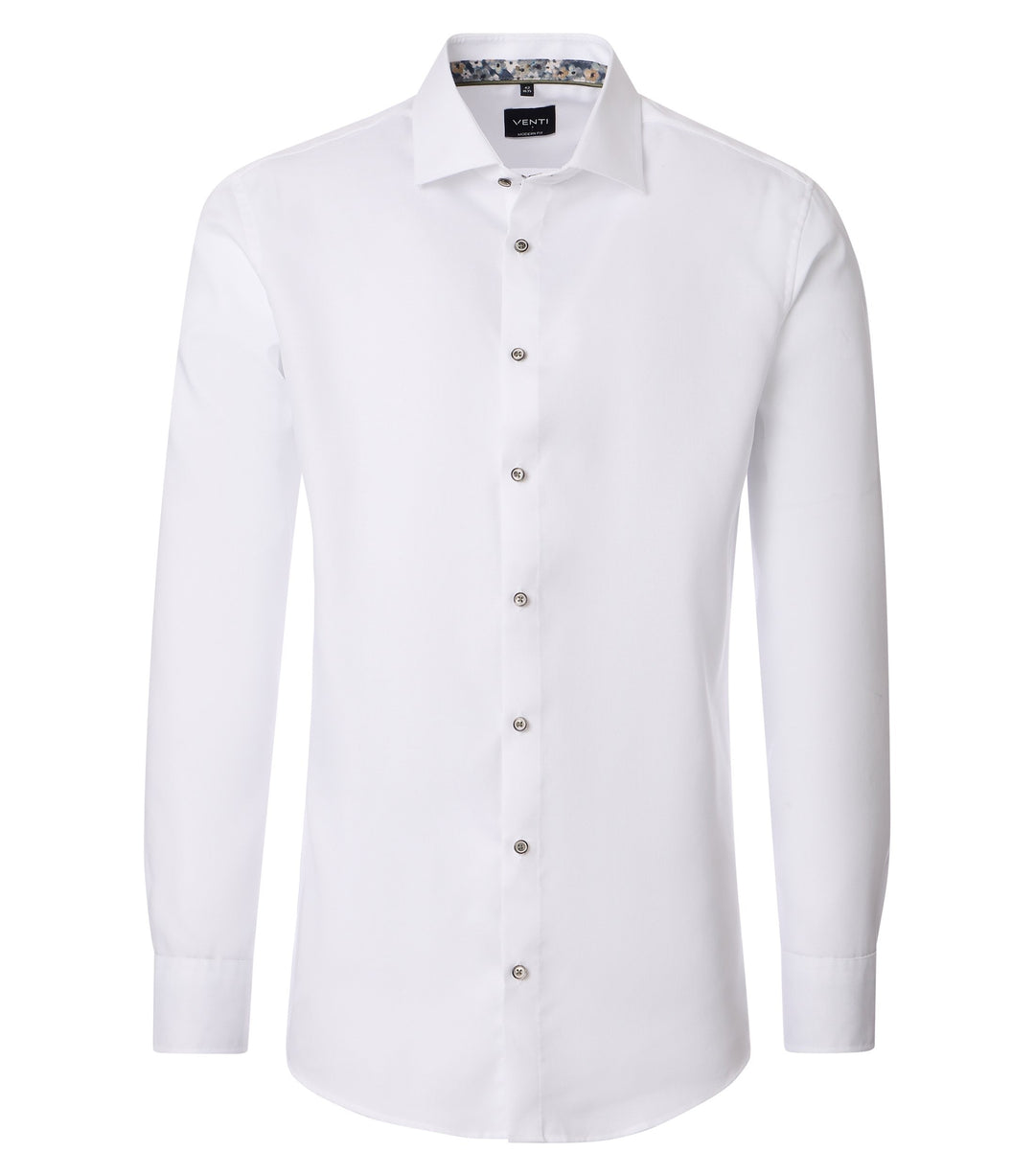 Venti – Modern Fit – Structured Cotton Business Shirt