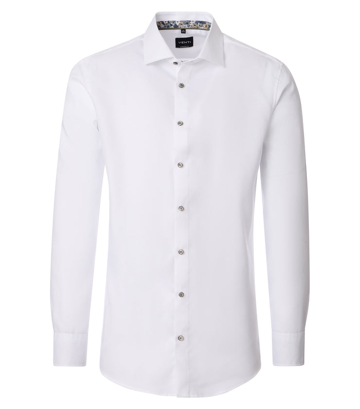 Venti – Modern Fit – Structured Cotton Business Shirt
