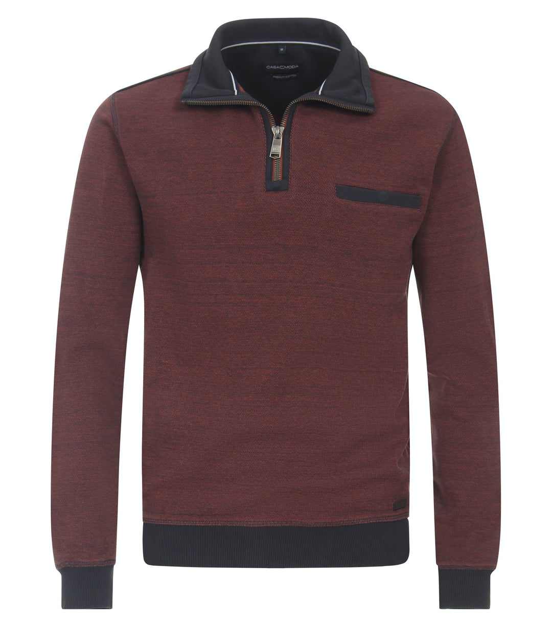 Casa Moda - Regular Fit - Half Zip Jumper