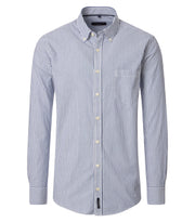 Casa Moda – Casual Fit – Blue – Striped Oxford Shirt