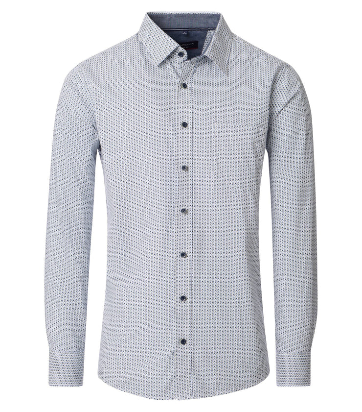 Casa Moda – Casual Fit – Printed Long Sleeve Shirt