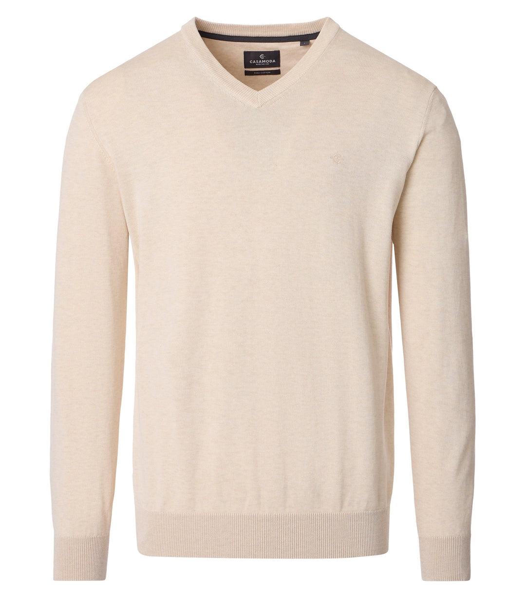 Casa Moda – V-Neck – Regular Fit – Cotton Pullover