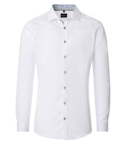 Venti – Body Fit – White – Twill Business Shirt
