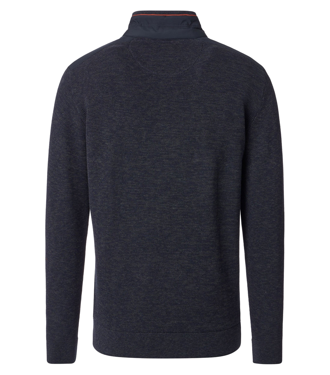 Casa Moda – Troyer – Regular Fit – Sky Captain – Half-Zip Cotton Sweater