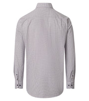 Casa Moda – Casual Fit – Chiseled Stone (Grey) – Printed Poplin Shirt