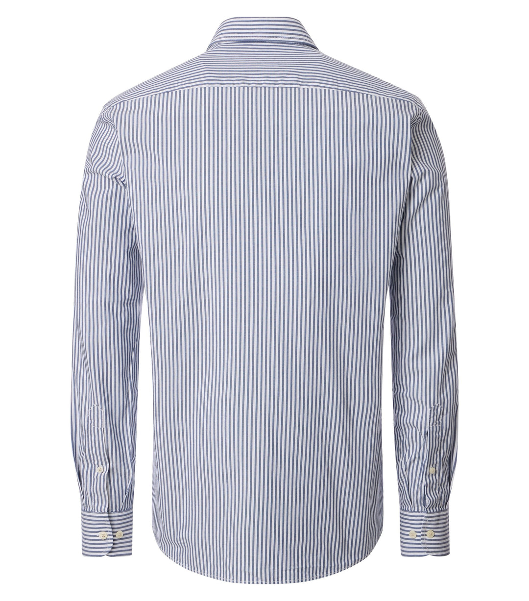 Casa Moda – Casual Fit – Blue – Striped Oxford Shirt