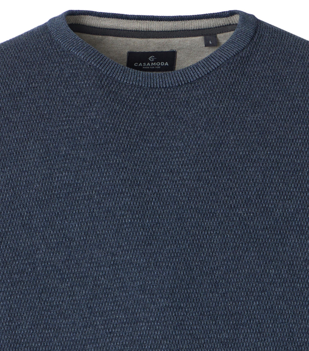 CASAMODA – Crew Neck Pullover - Navy