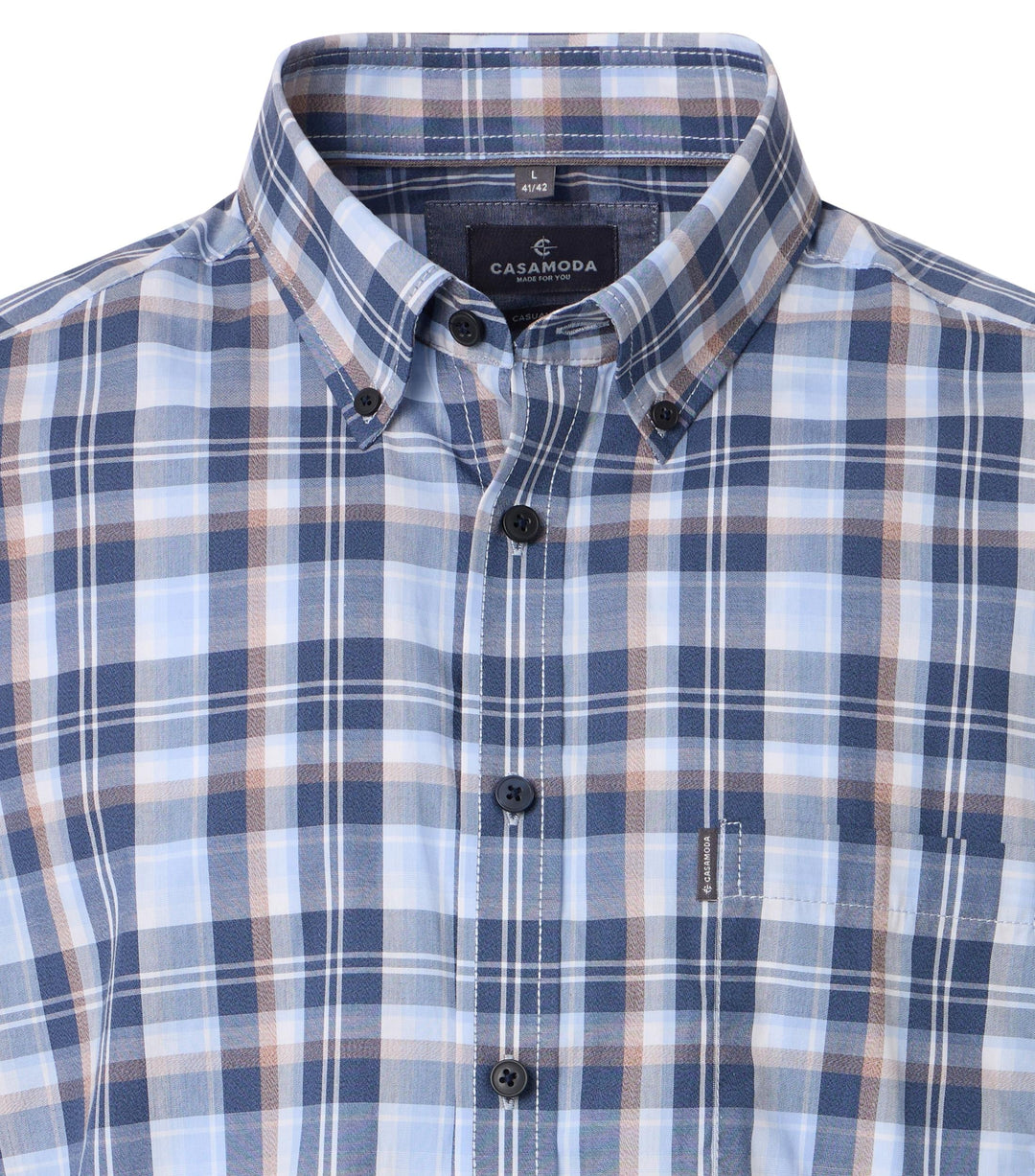 CASAMODA – Casual Fit – Checked Shirt
