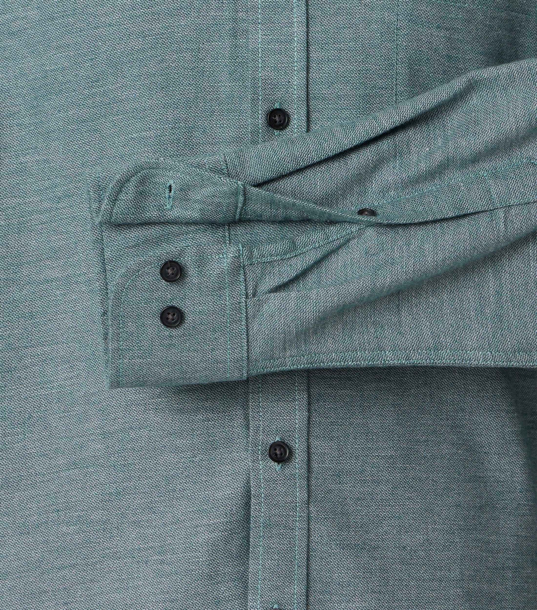 Casa Moda – Green - Plain Long Sleeve Shirt