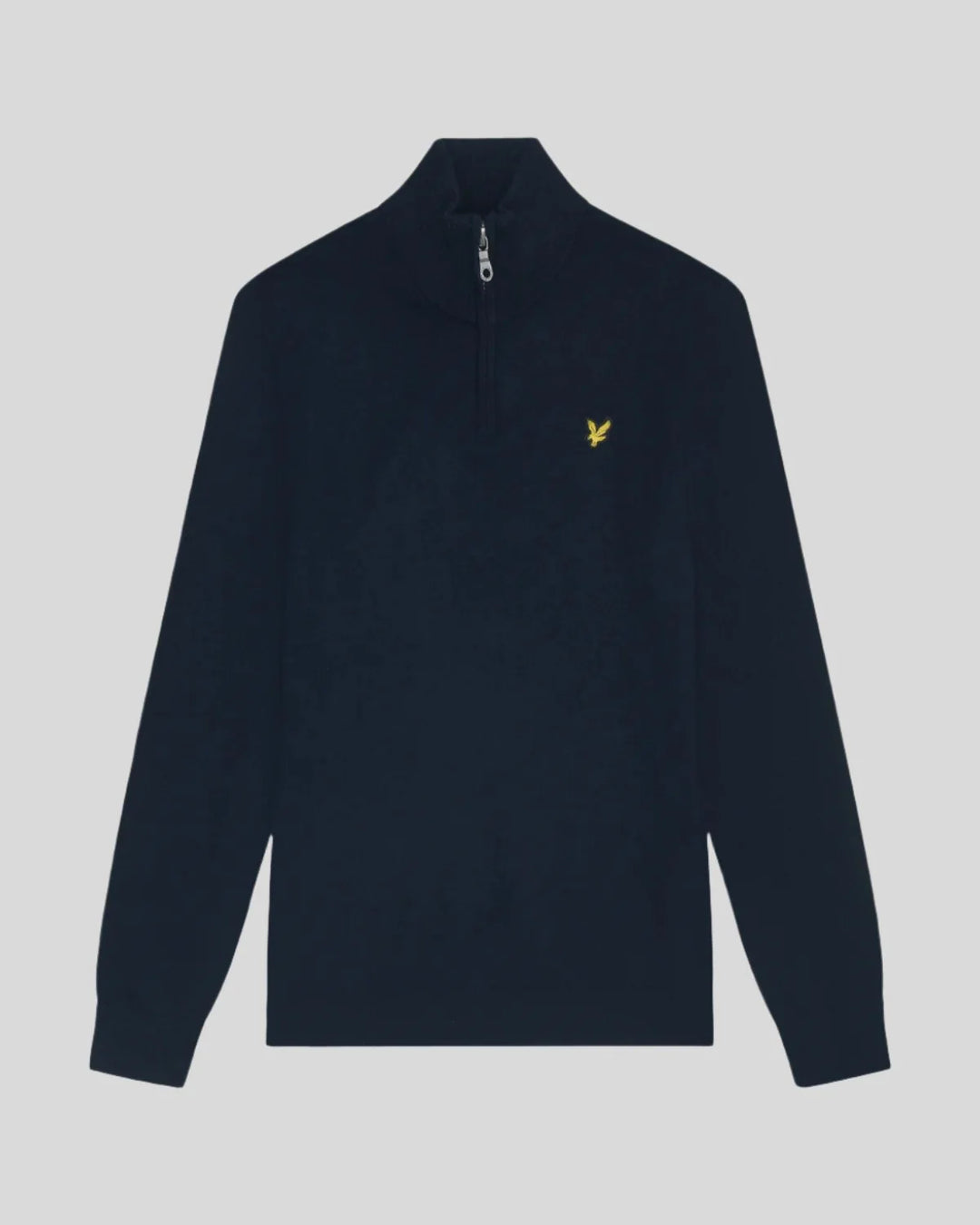 Cotton Merino Quarter Zip Jumper