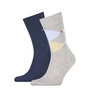 Tommy Hilfiger 2 Pack Socks Light Grey