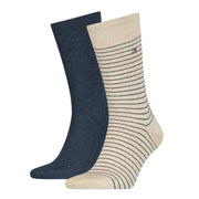 Tommy Hilfiger 2 Pack Socks Beige Melange