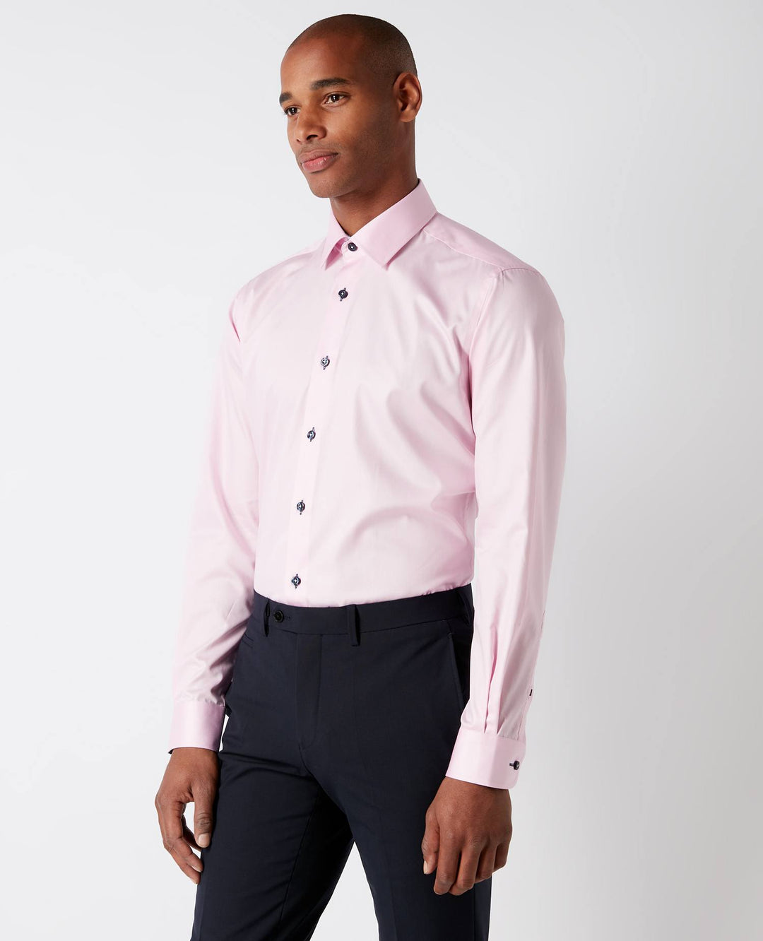 Remus Uomo Tapered Fit Shirt Pink