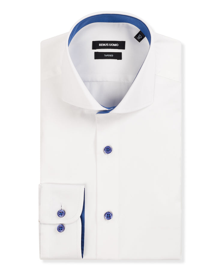 Remus Uomo Tapered Fit Shirt White