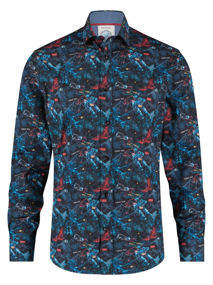 A Fish Named Fred Skimap Long Sleeve Shirt