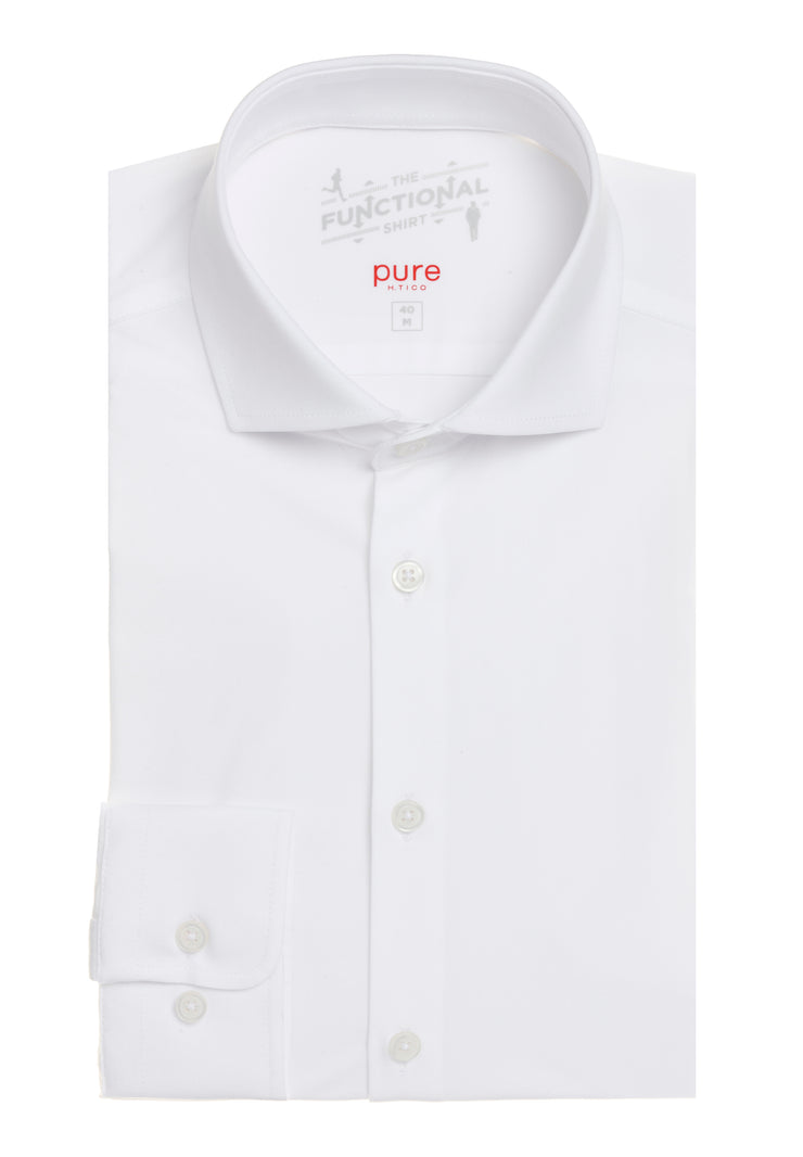 Pure Long Sleeve Functional Shirt White