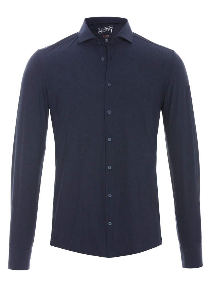 Pure Long Sleeve Functional Shirt Navy