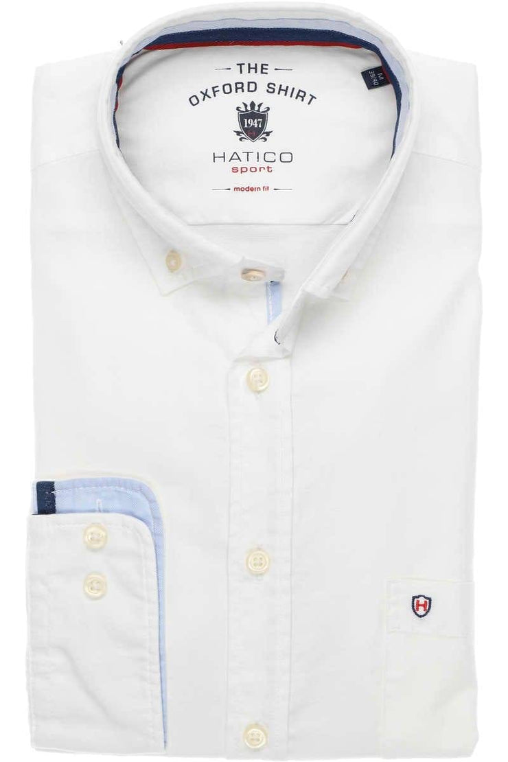 Hatico Shirt White Uni