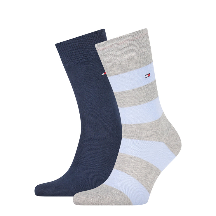 Tommy Hilfiger 2 Pack Socks Light Grey