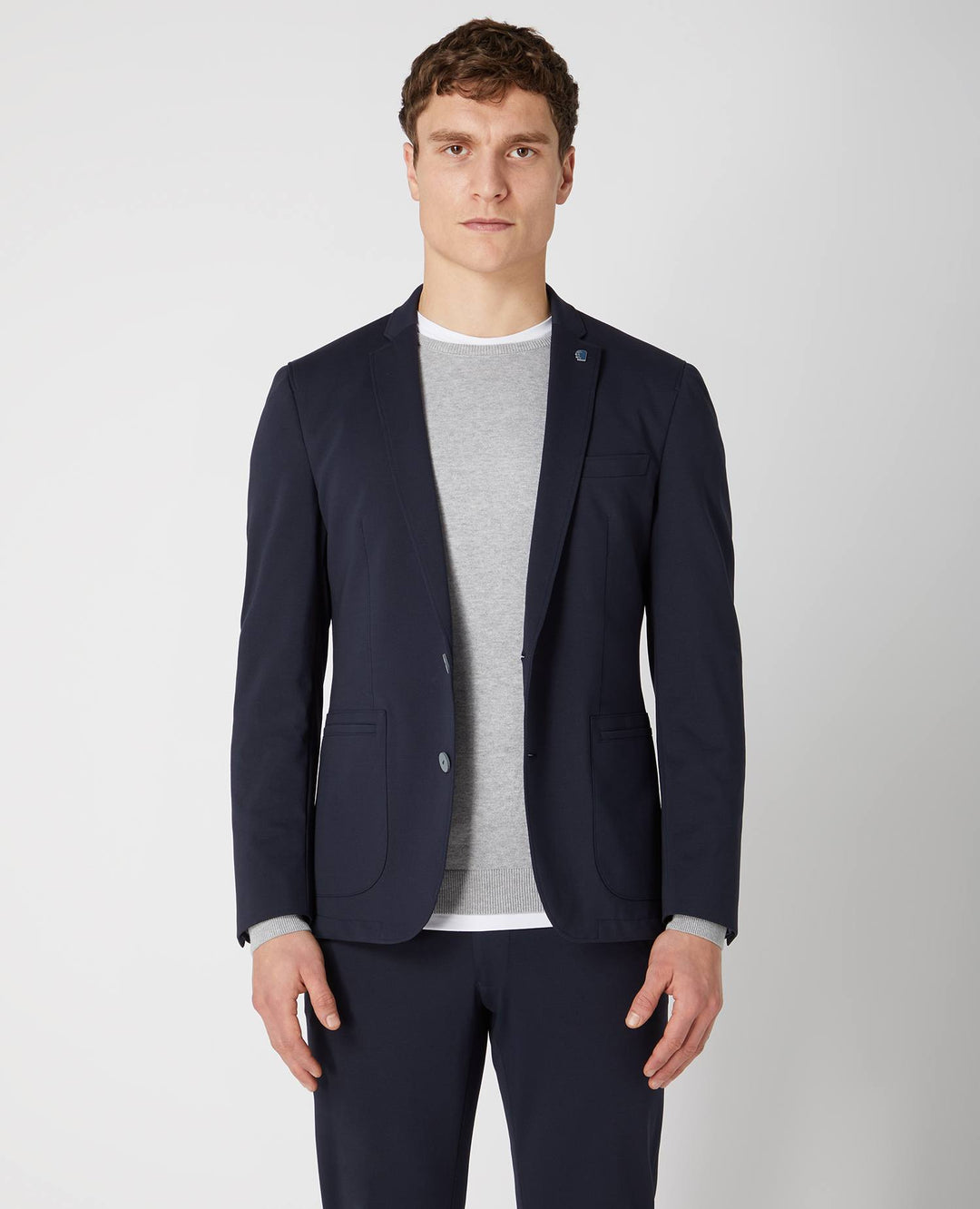 Remus Uomo – Favian – Navy – Jersey Jacket