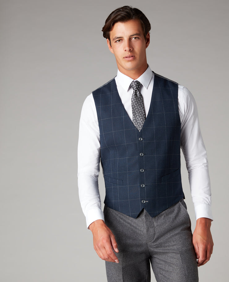 Remus Uomo Waistcoat Navy