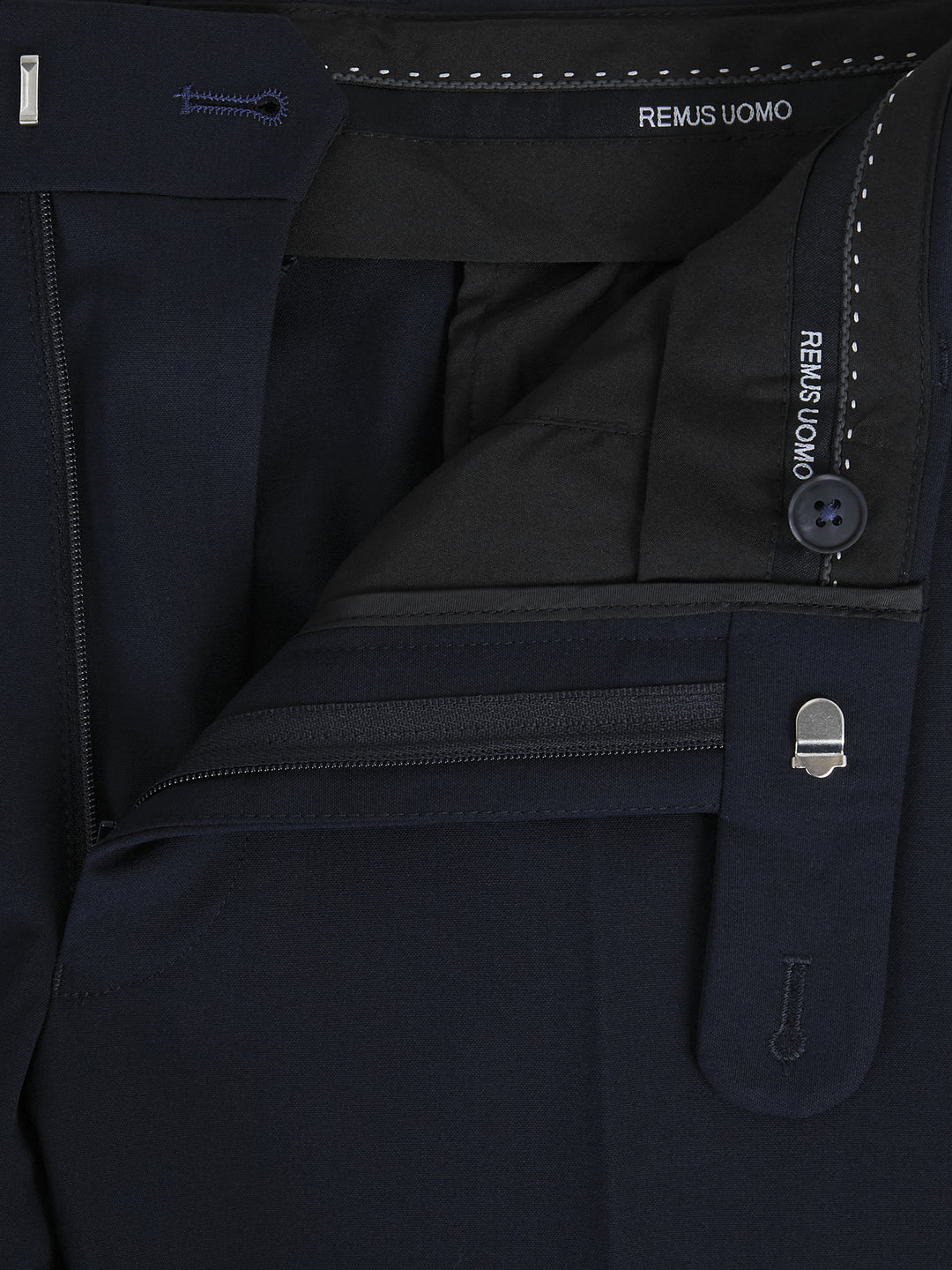 Remus Uomo Mix &amp; Match Tapered Trousers Navy