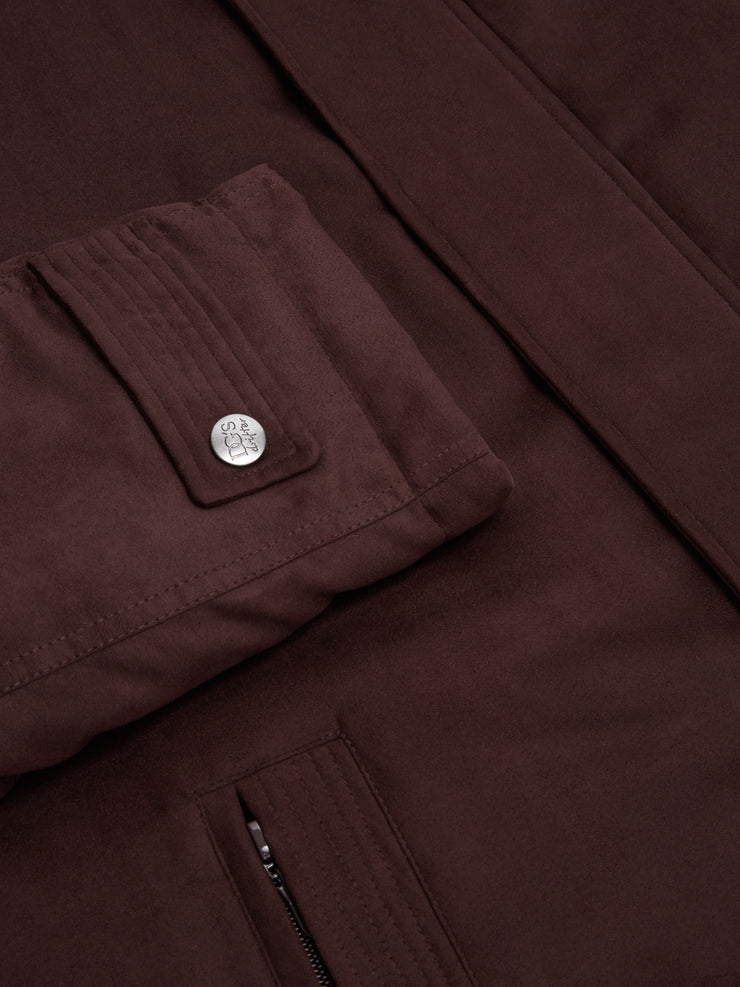 Drifter Coat Dark Red