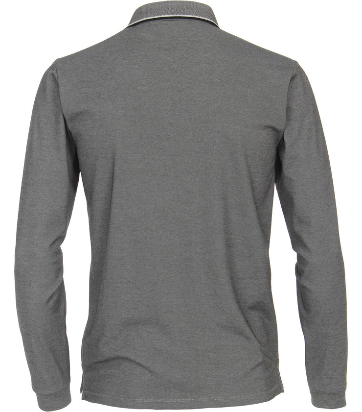 Casa Moda Long Sleeve Polo Shirt