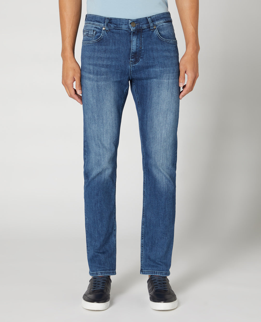 Remus Uomo – Straight Leg – Blue – Rogan Power Stretch Jeans