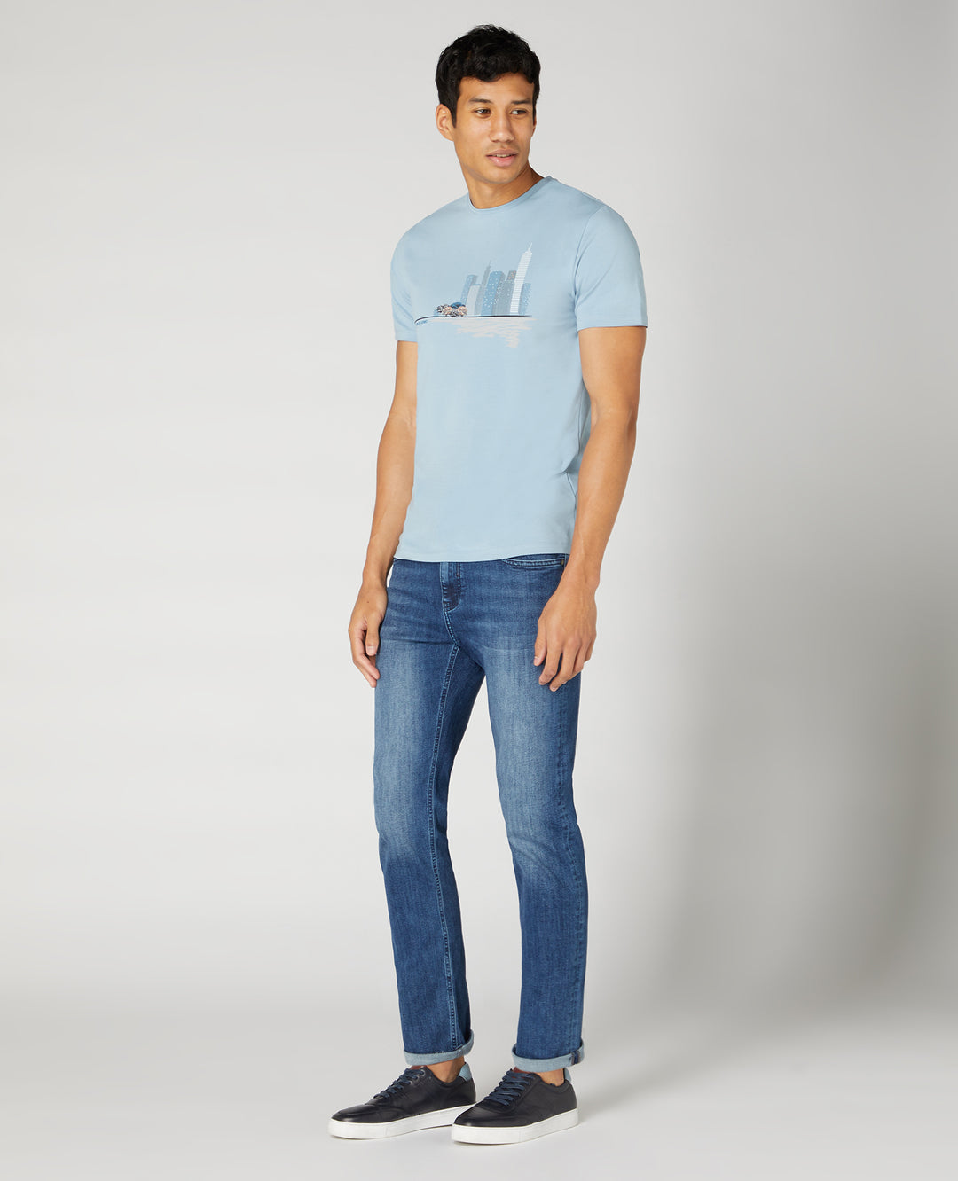 Remus Uomo – Straight Leg – Blue – Rogan Power Stretch Jeans
