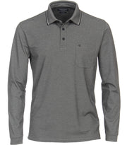 Casa Moda Long Sleeve Polo Shirt