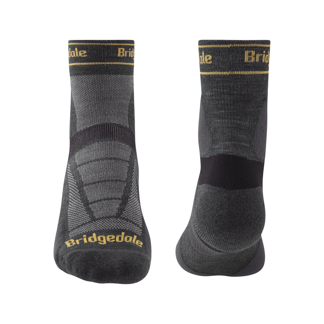 Bridgedale Ultra Light Merino Sport 3/4 Gunmetal