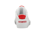 K-Swiss Trainers White\High Risk Red