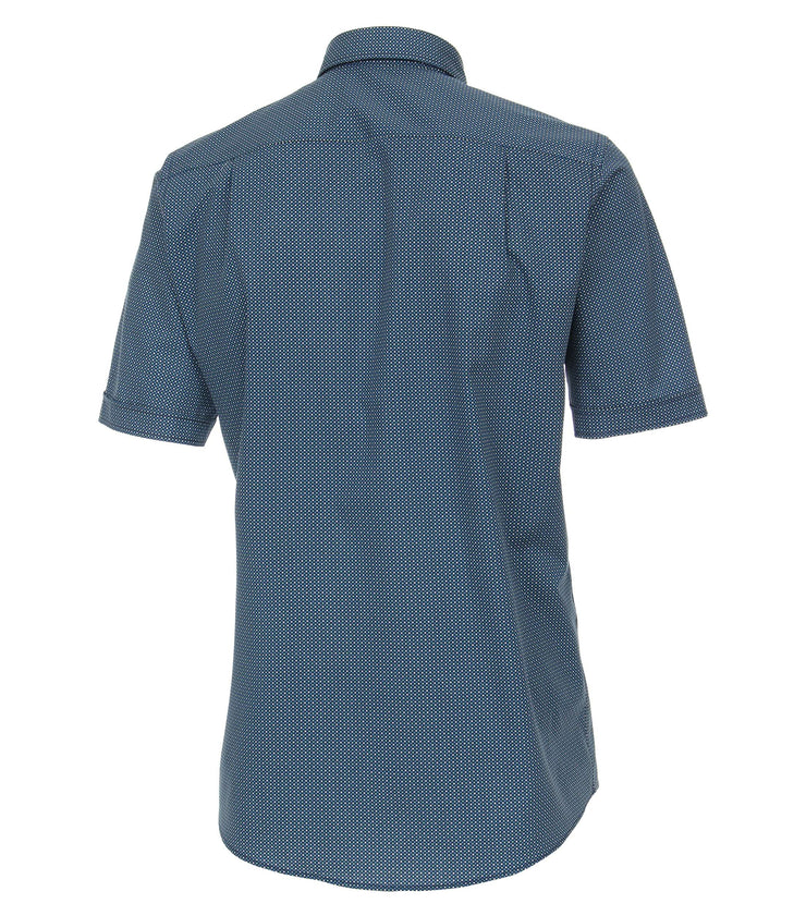 Casa Moda Short Sleeve Shirt Blue