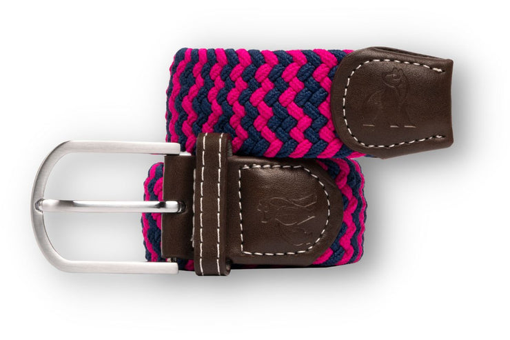 Swole Panda Woven Zig Zag Belt