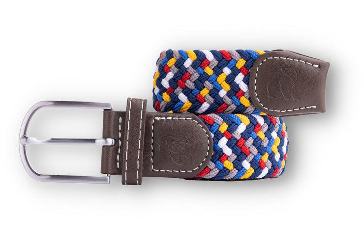 Swole Panda Woven Zig Zag Belt