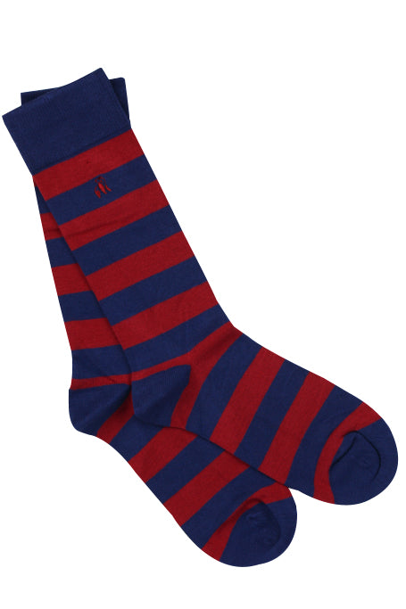 Swole Panda Striped Bamboo Socks