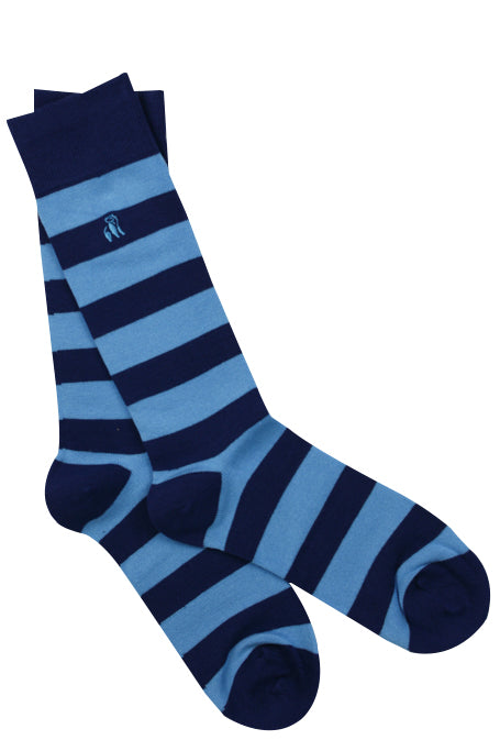 Swole Panda Striped Bamboo Socks