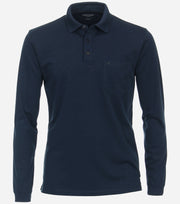 Casa Moda Long Sleeve Polo Shirt