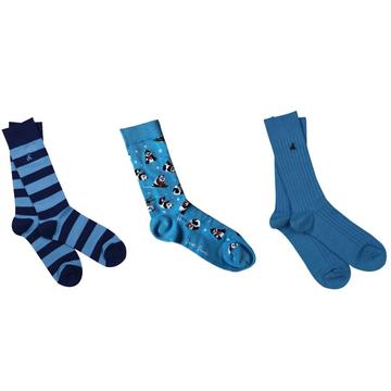 Swole Panda 3 Pack Christmas Gift Set Blue