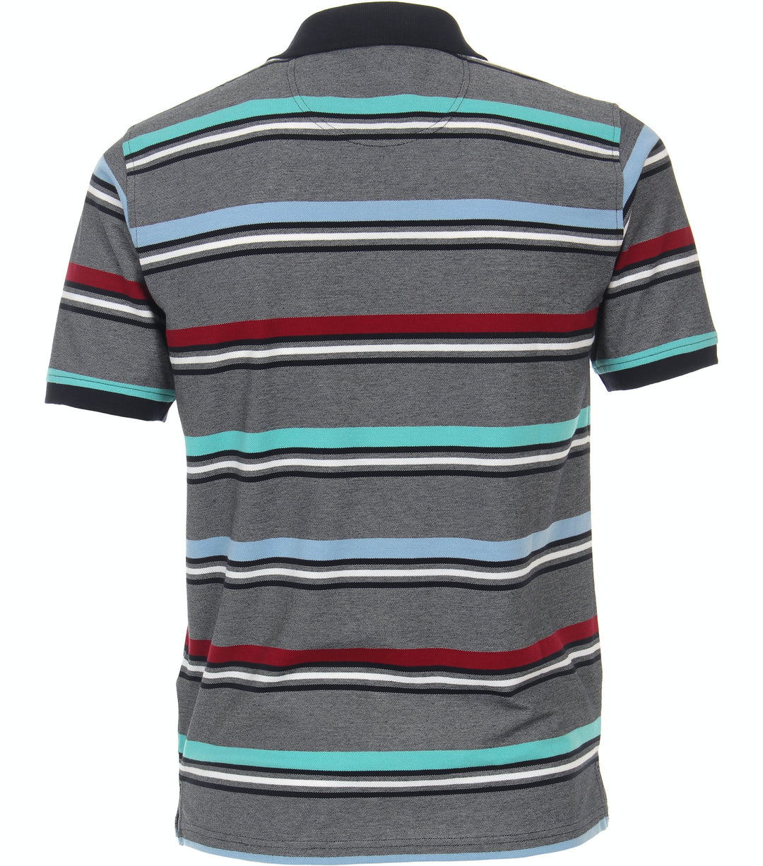 Casa Moda Patterned Polo Shirt