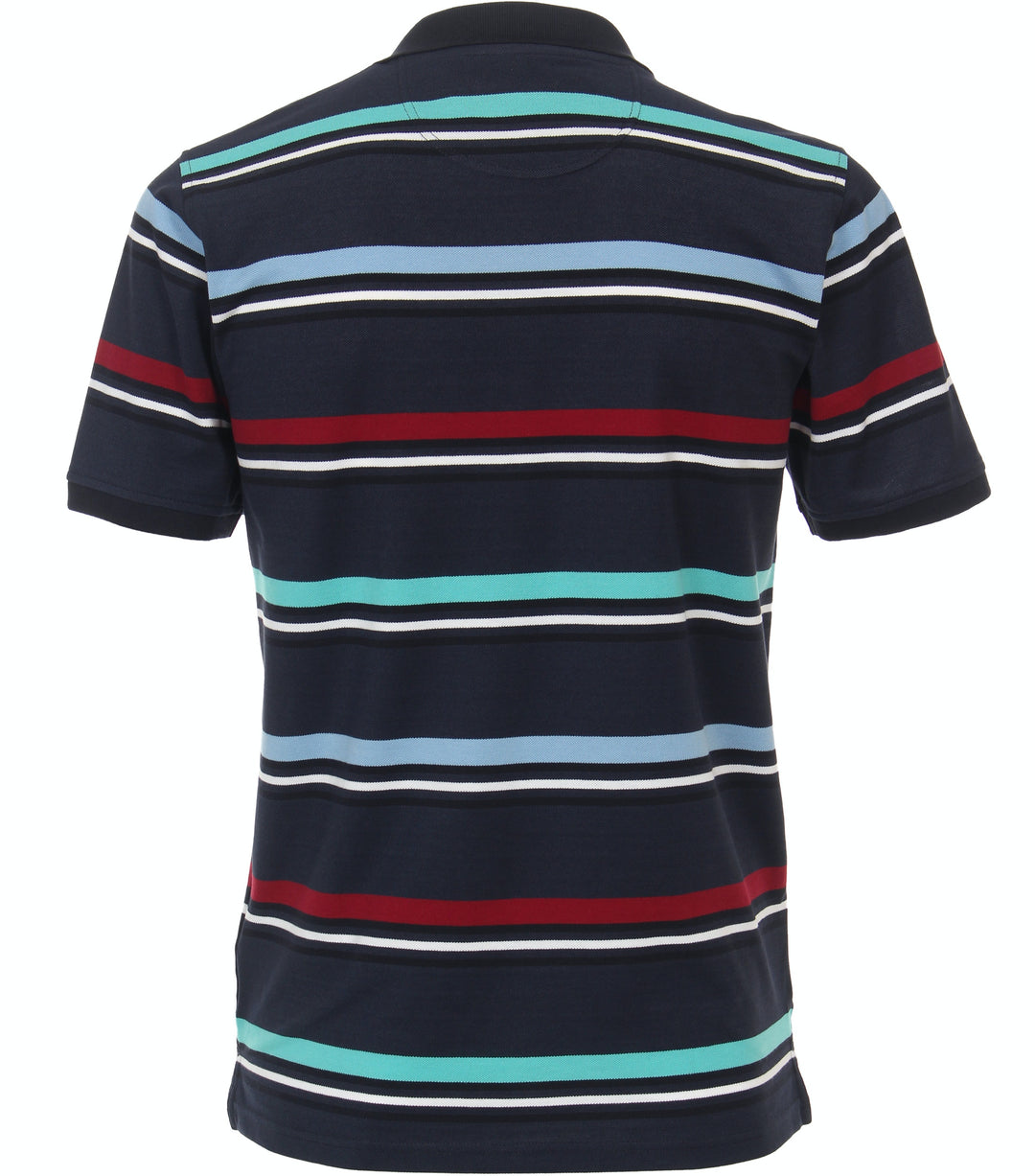 Casa Moda Patterned Polo Shirt