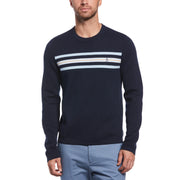 Penguin Chest Striped Knit Jumper