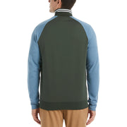 Penguin Colour Block Quarter Zip Sweatshirt