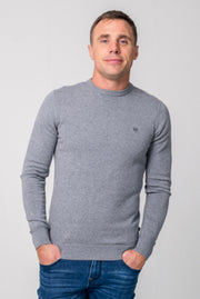 Xv Kings Tommy Bowe Round Neck Jumper Concrete Shimmer