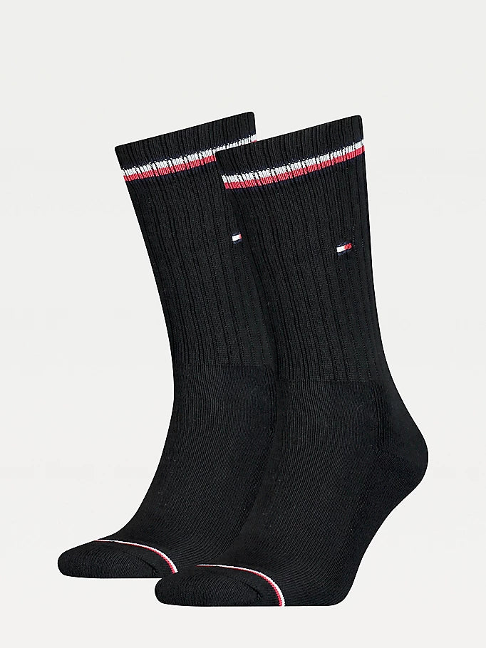 Tommy Hilfiger 2 Pack Socks Black